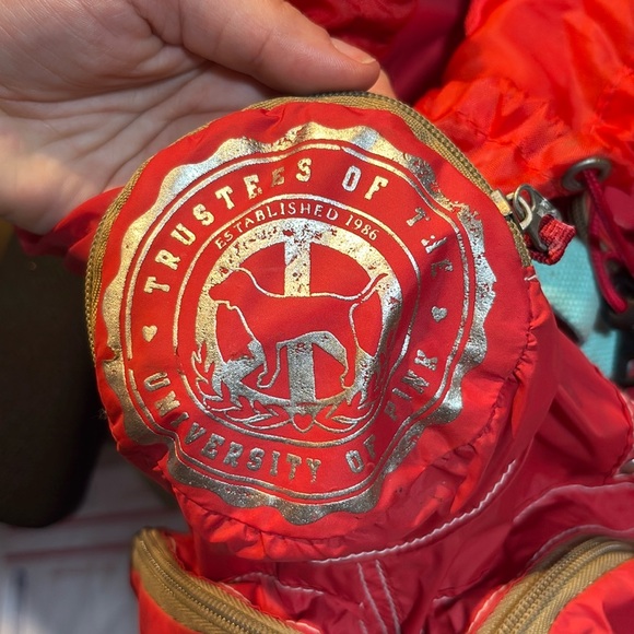 2007 RARE PINK Victoria's Secret PATCHWORK BACK PACK - Picture 13 of 17